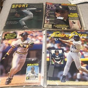 4 Vintage Baseball Sports Collectibles of the hall of famers
